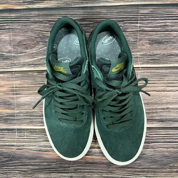 Nike SB Bruin Trainers Women's Athletic Skateboarding Shoes Green - Picture 7 of 8